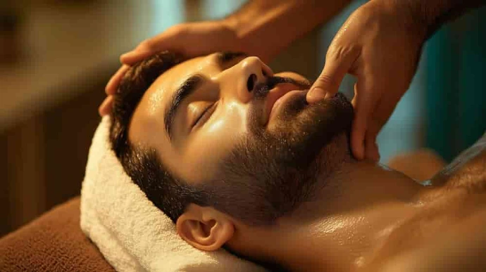 تصویری از یک نوع آرامش در ماساژ